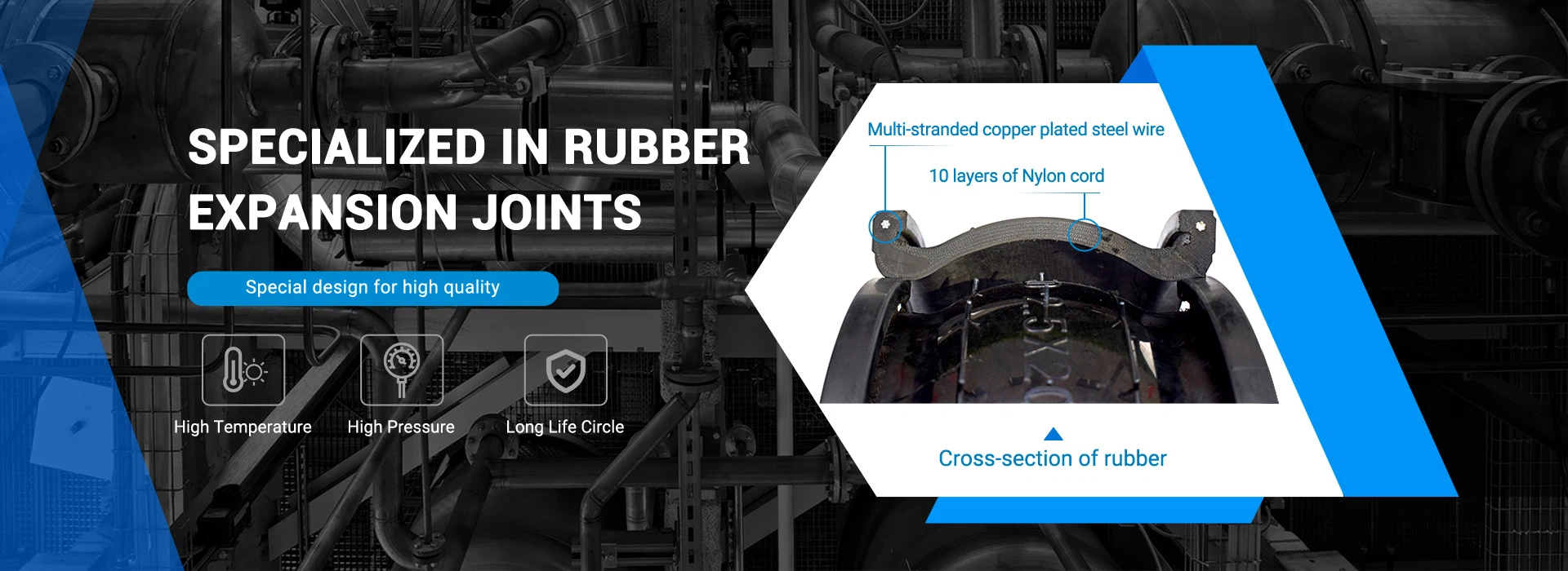 Specialized in rubber expansion joints